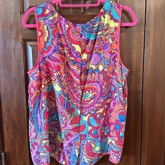 Lilly Pulitzer Silk Tank Top - Picture 5 of 5